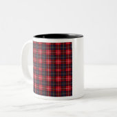 Tasse 2 Couleurs Scottish Royal Modern Tartan (Devant gauche)