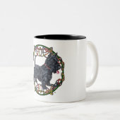 Tasse 2 Couleurs Scottish Terrier Celtic (Devant droit)