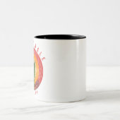 Tasse 2 Couleurs Scottsdale Arizona Cactus Mountains (Centre)