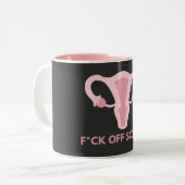 Tasse 2 Couleurs SCOTUS Interdiction de l'avortement (Devant gauche)