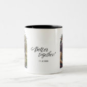 Tasse 2 Couleurs Script Photo Moderne Meilleur Ensemble (Centre)