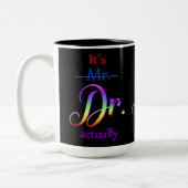 Tasse 2 Couleurs Script Rainbow (Gauche)