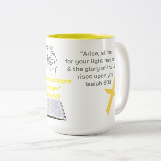 Tasse 2 Couleurs Scripture oriented (Devant droit)
