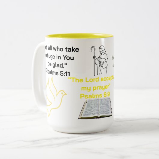 Tasse 2 Couleurs Scripture oriented (Devant gauche)