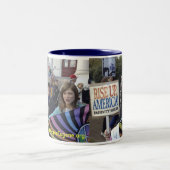 Tasse 2 Couleurs Se lèvent l'Amérique (Centre)