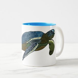 Tasse 2 Couleurs Sea turtle cartoon