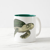 Tasse 2 Couleurs Sea turtle cartoon (Devant droit)