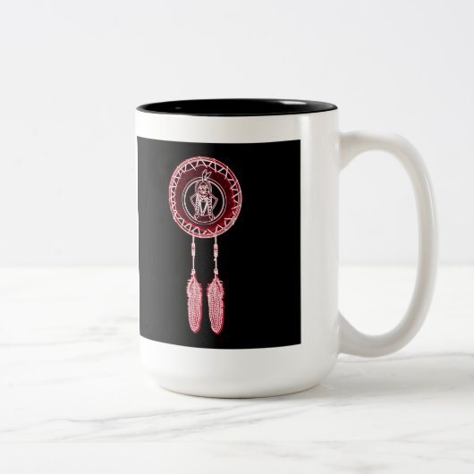 Tasse 2 Couleurs 'Séance Taureau Maroon (Droit)