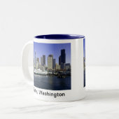 Tasse 2 Couleurs Seattle Ferry État de Washington (Devant gauche)
