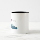 Tasse 2 Couleurs Seattle Skyline Blue (Centre)
