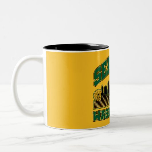 Tasse 2 Couleurs Seattle, Washington (Gauche)