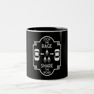 Tasse 2 Couleurs Sécurité routière à bicyclette