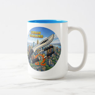 Tasse 2 Couleurs Seigneur de guerre urbain (Circulaire)