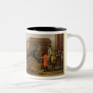 Tasse 2 Couleurs Seigneur Portmore Watching Racehorses sur