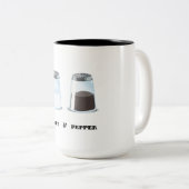 Tasse 2 Couleurs Sel & Poivre (Devant droit)