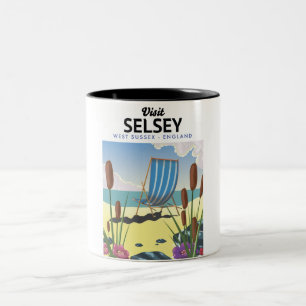 Tasse 2 Couleurs Selsey Sussex de l'Ouest Angleterre