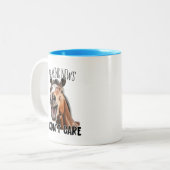 Tasse 2 Couleurs S'en fiche (Devant gauche)