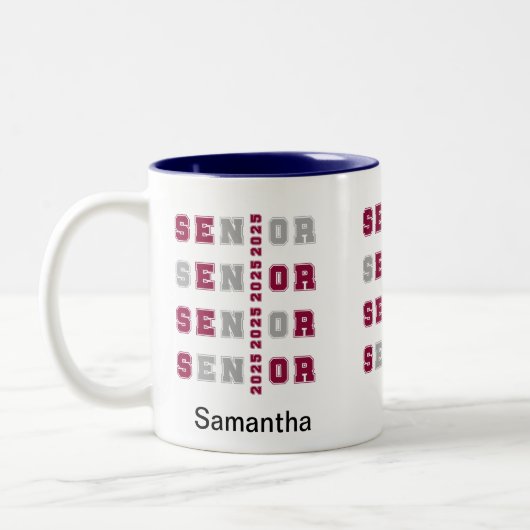 Tasse 2 Couleurs Senior 2025 (Gauche)