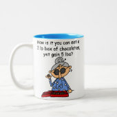 Tasse 2 Couleurs Sens de chocolat (Gauche)