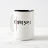 Tasse 2 Couleurs Sens inhabituel de la croix (Devant gauche)