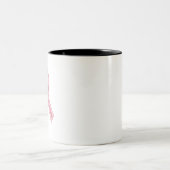 Tasse 2 Couleurs Sensibilisation à la reconstruction du sein (Centre)