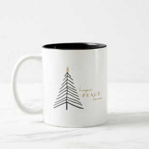 Tasse 2 Couleurs sensibilisation au cancer. Musiques de Noël