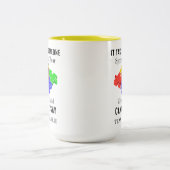 Tasse 2 Couleurs Sensibilisation sur l'autisme Enseignants de l'ens (Centre)