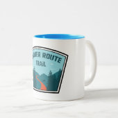 Tasse 2 Couleurs Sentier Border Route Minnesota (Devant droit)