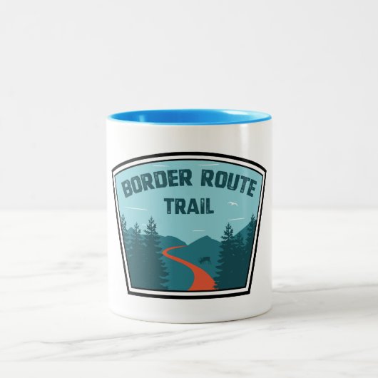 Tasse 2 Couleurs Sentier Border Route Minnesota (Centre)