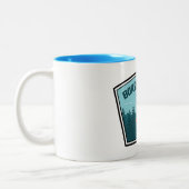 Tasse 2 Couleurs Sentier Border Route Minnesota (Gauche)
