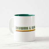 Tasse 2 Couleurs Sentier D&L Pennsylvanie (Devant gauche)
