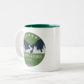 Tasse 2 Couleurs Sentier D&L Pennsylvanie (Devant gauche)