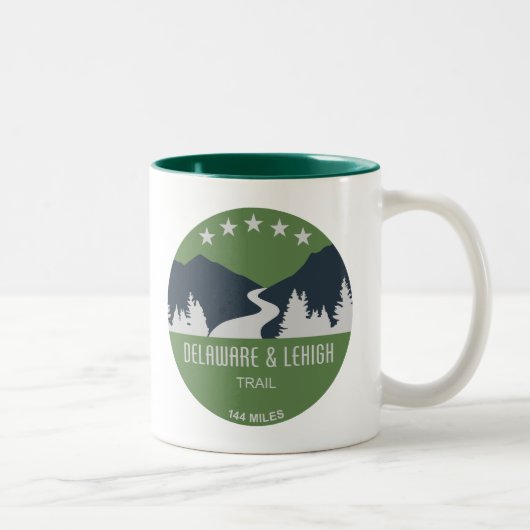 Tasse 2 Couleurs Sentier D&L Pennsylvanie (Droit)