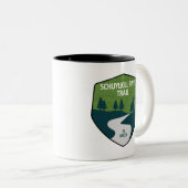 Tasse 2 Couleurs Sentier de la rivière Schuylkill (Devant droit)