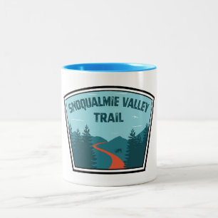 Tasse 2 Couleurs Sentier de la vallée Snoqualmie dans l'État de Was