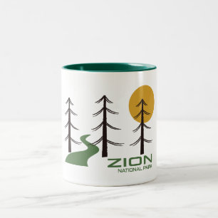Tasse 2 Couleurs Sentier du parc national de Zion