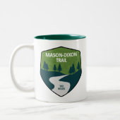 Tasse 2 Couleurs Sentier Mason-Dixon (Gauche)