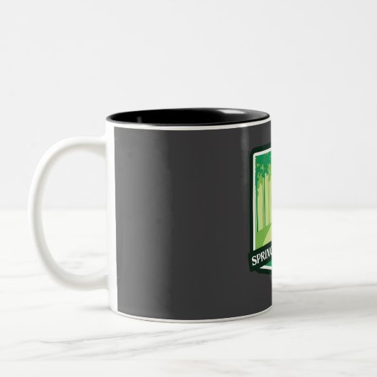 Tasse 2 Couleurs Sentier Springboard - Monroe, Oregon (Gauche)