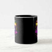 Tasse 2 Couleurs Sentiment Fang Tastic Halloween design Vampire Hal (Centre)