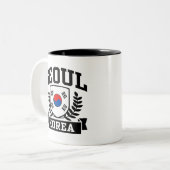 Tasse 2 Couleurs Séoul Corée (Devant gauche)