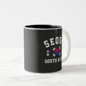 Tasse 2 Couleurs Séoul Corée du Sud  (Devant droit)