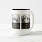 Tasse 2 Couleurs Sepia Goth Girl (Devant droit)