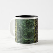 Tasse 2 Couleurs Séquoia géantes dans la forêt, Séquoia et (Devant gauche)