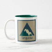 Tasse 2 Couleurs Sequoia National Park Rustic (Gauche)