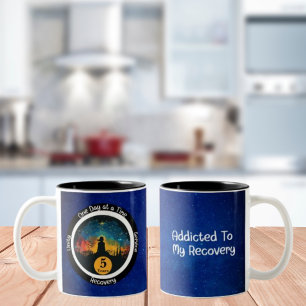 Tasse 2 Couleurs Sérénité Customisée Sobriété Milestone Cadeau