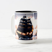 Tasse 2 Couleurs Sérénité de la navigation (Devant gauche)