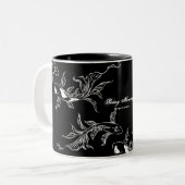 Tasse 2 Couleurs Serenity Koi Art (Devant gauche)