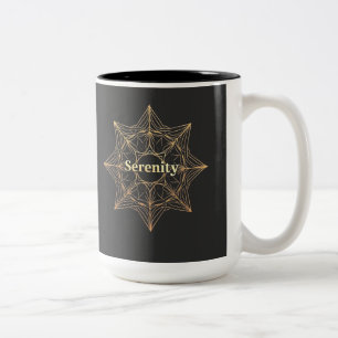 Tasse 2 Couleurs Serenity Mandala Golden Sacred