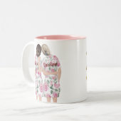 Tasse 2 Couleurs Serez-vous ma femme d'honneur ? (Devant gauche)