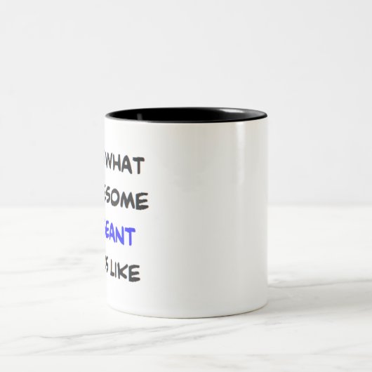 Tasse 2 Couleurs sergeant4 impressionnant (Centre)